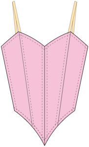 Line drawing Style 100 Classic Bodice
